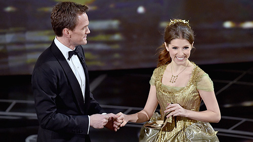 Neil Patrick Harris and Anna Kendrick in opening number 