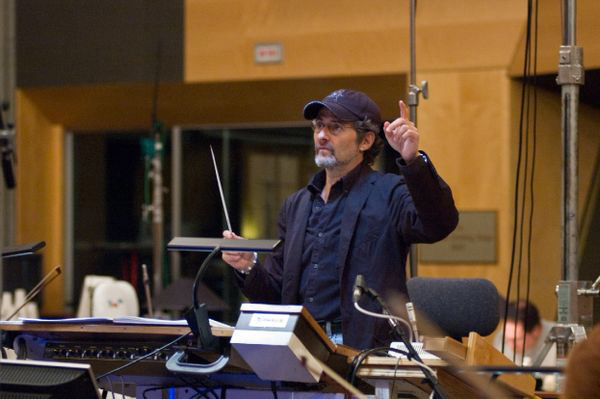 Horner scoring <i>Avatar</i> in 2009 (courtesy of Fox)